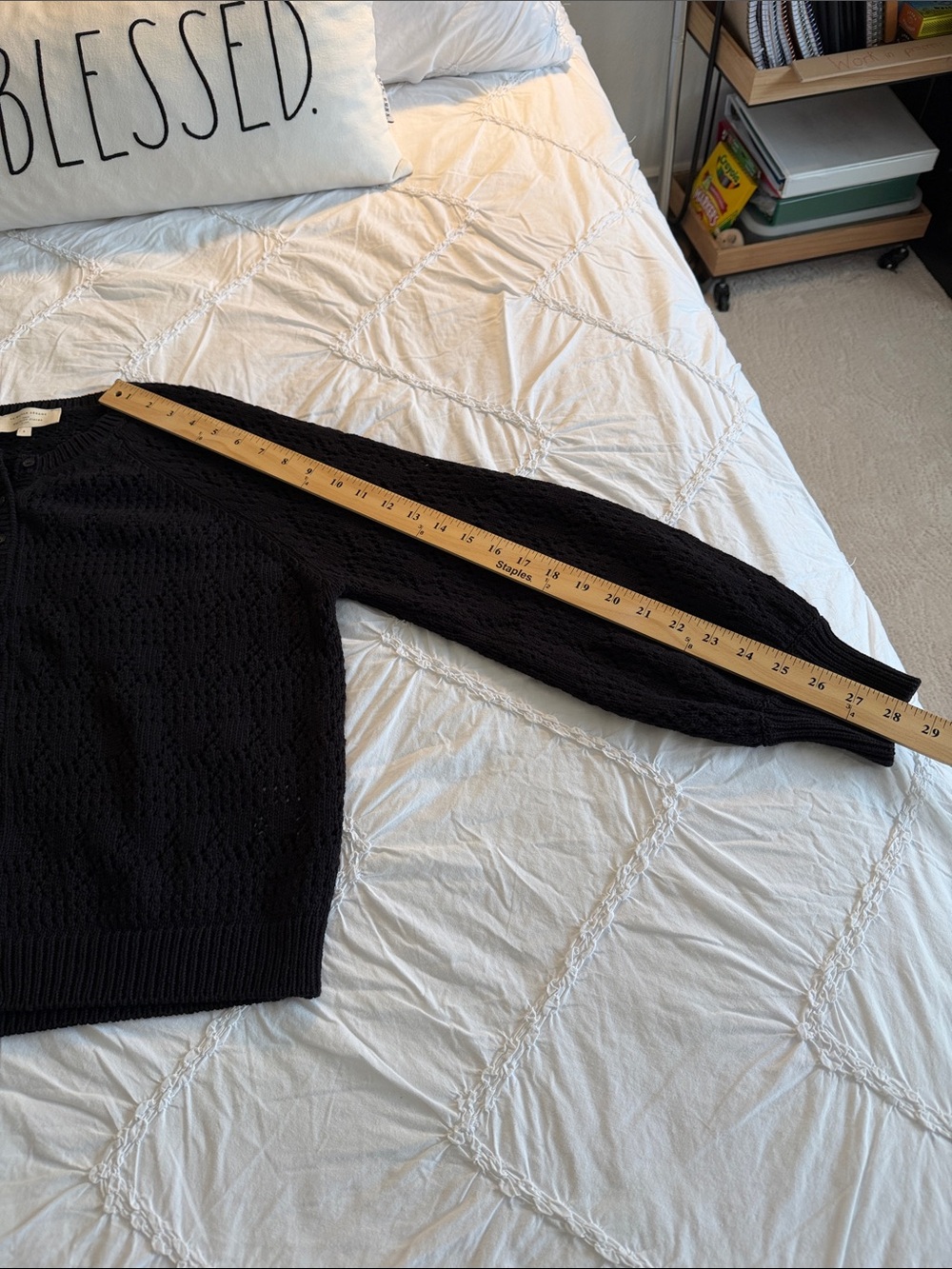 Sezane Capucine Cardigan Black - Size S gently used - Picture 9 of 10